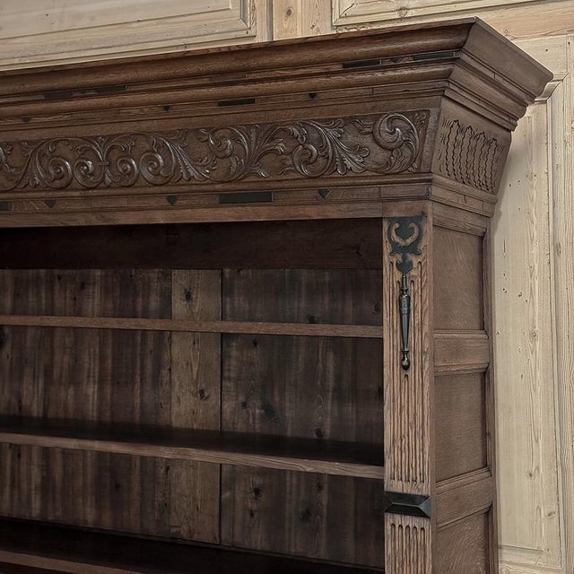 19th Century Dutch Renaissance Open Bookcase For Sale - Image 12 of 18