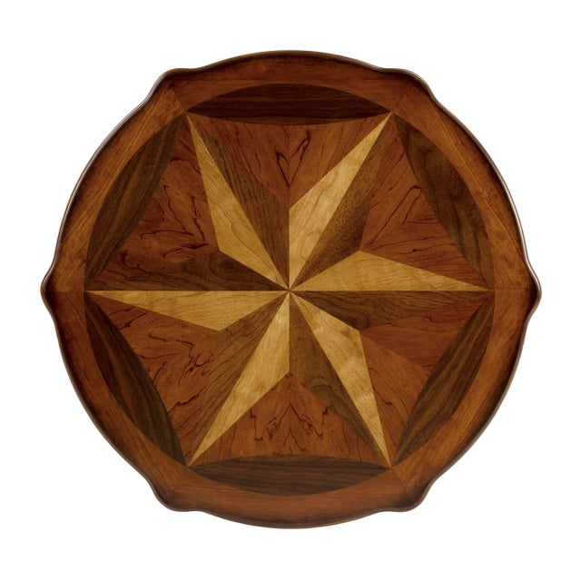 Bainbridge Side Table, Medium Brown For Sale In Chicago - Image 6 of 8