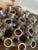 Vintage 1980s Brutalist Metal Flower Bud Vase For Sale - Image 4 of 6