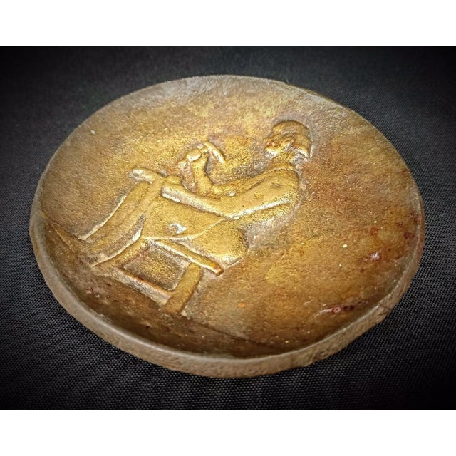 Vintage 20th Century Bronze Trinket Dish Signed "Clenget" For Sale In New York - Image 6 of 7