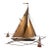 Vintage Curtis Jere/Artisan House Signed 1977 Brass Sailboat & Buoy Wall Sculpture For Sale
