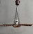 Brown Vintage Spanish Colonial Starburst Ceiling Lamp, 1940s For Sale - Image 8 of 10