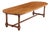 Unusual French Oak Oblong Dining Table, C. 1950 For Sale