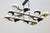 Vintage 12-Light Opal Glass and Metal Pendant Lamp from Stilnovo, 1958 For Sale - Image 14 of 18