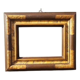Italian Lacquered Wooden Frame, 1800s For Sale