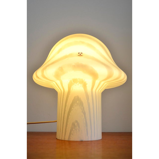 1970s Zebra Mushroom Table Lamps by Peill & Putzler, 1970s For Sale - Image 5 of 8