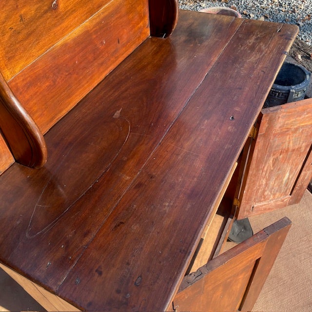 This is a nice looking cabinet. Shelf for candles/books etc. This piece is removable. Single dovetailed drawer with a...