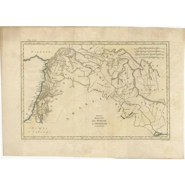 19th Century Map of Ancient Syria and Assyria: 'Tabula Regiones inter Syriam et Assyriam continens'"* This beautifully...