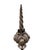 1910s Spanish Revival Cast Bronze Davenport Accent Floor Lamps with Flying Dragons, Twisted Tails - Restored Rewired For Sale - Image 9 of 16