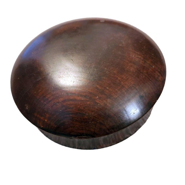 Early Vintage Cambodian Betel Nut Wooden Box For Sale - Image 4 of 9