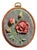 Handmade 3d Rose Flower Embroidery Wall Art For Sale