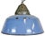 Industrial Blue Enamel and Cast Iron Pendant Light, 1960s For Sale - Image 16 of 16