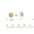 Natural Sapphire Diamond Stud Earrings 14k W Gold 2.84 TCW Certified For Sale - Image 9 of 10
