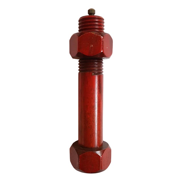 Mid-Century Italian Nut & Bolt Pepper Mill For Sale
