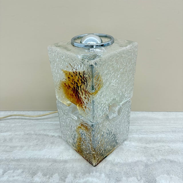 Murano Glass Table Lamp by Toni Zuccheri for Mazzega, 1970s For Sale - Image 14 of 17