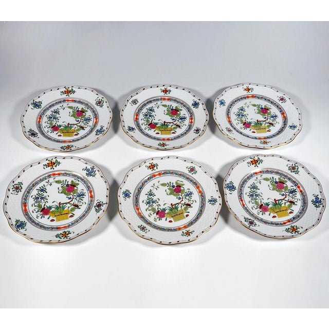 Blue Fleurs Des Indes Coffee and Dessert Set for Six People from Herend, Set of 21 For Sale - Image 8 of 10