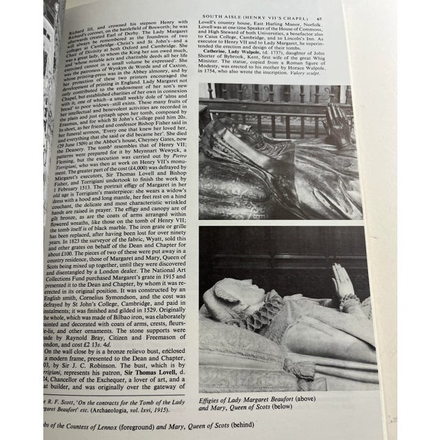 1970s 1971 Westminster Abbey Guide Book For Sale - Image 5 of 8