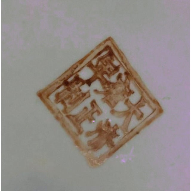 Ceramic 18th Century Pair of Chinese Polychrome Porcelain Vases in Famille Verte Style, Depicting Children at Play. For Sale - Image 7 of 7