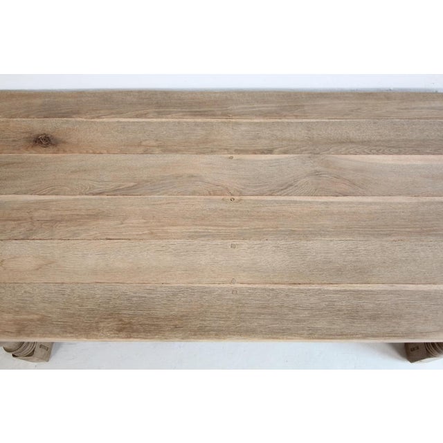 20th Century Spanish Country Oak Dining Table, 1930s For Sale - Image 16 of 18