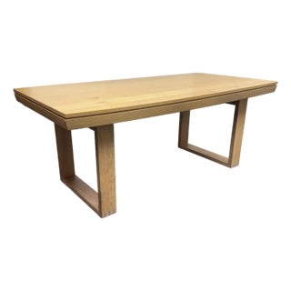 Voglauer Renewable Wild Oak Wood Extension Dining Table With Drawers For Sale