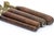 Wood Antique 19th-Century Brass Bookbinding Hand Stamps - Set of 4 For Sale - Image 7 of 7