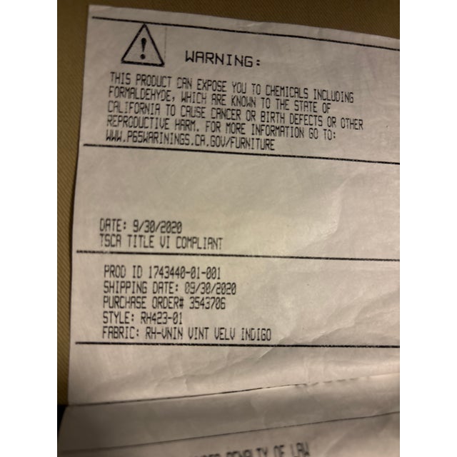 Restoration Hardware Restoration Hardware Club Chair For Sale - Image 4 of 9