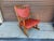 1950s Vintage Mid 20th Century Danish Modern Hans Wegner Ml-33 Oak Rocker For Sale - Image 5 of 7