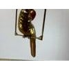 We offer this macaw sculpture attributed to Mexican artist Sergio Bustamante, circa 1960 made in a beautiful mixed metals...