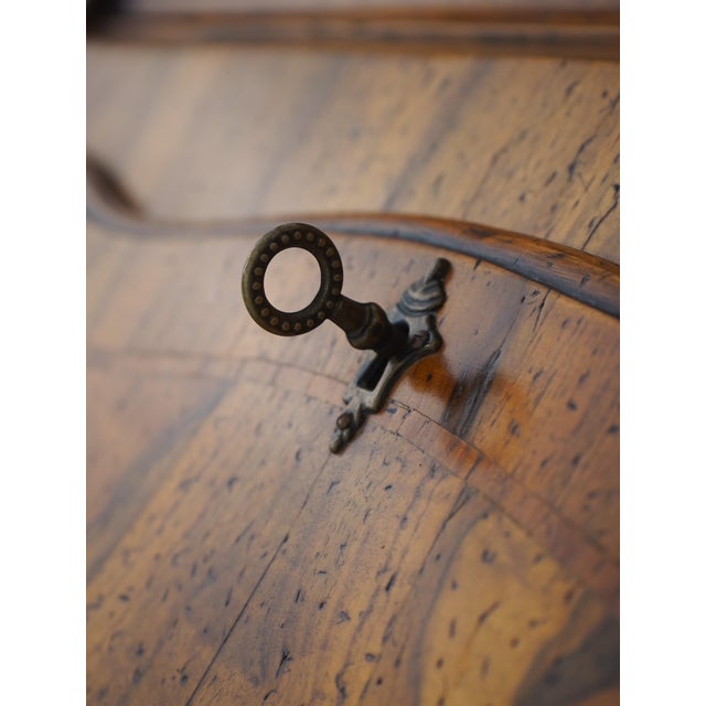 Italian Extremely High Quality Distressed Finish Secretary Desk For Sale - Image 12 of 18