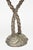 Silver Vintage Coastal 1970's Godinger Silver Plate Palm Tree Candlesticks Pair Of For Sale - Image 8 of 11