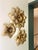 Wall Lights in Gilt Metal from Masca, Italy, 1970s, Set of 3 For Sale - Image 4 of 9