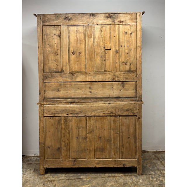 Wood 19th Century European Pine Housekeepers Cabinet For Sale - Image 7 of 7