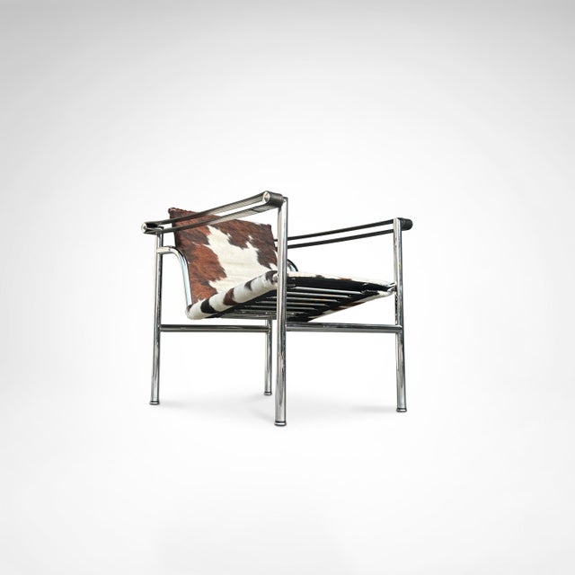 LC1 Armchair in Ponyskin by Le Corbusier for Cassina, 1980s For Sale - Image 6 of 11