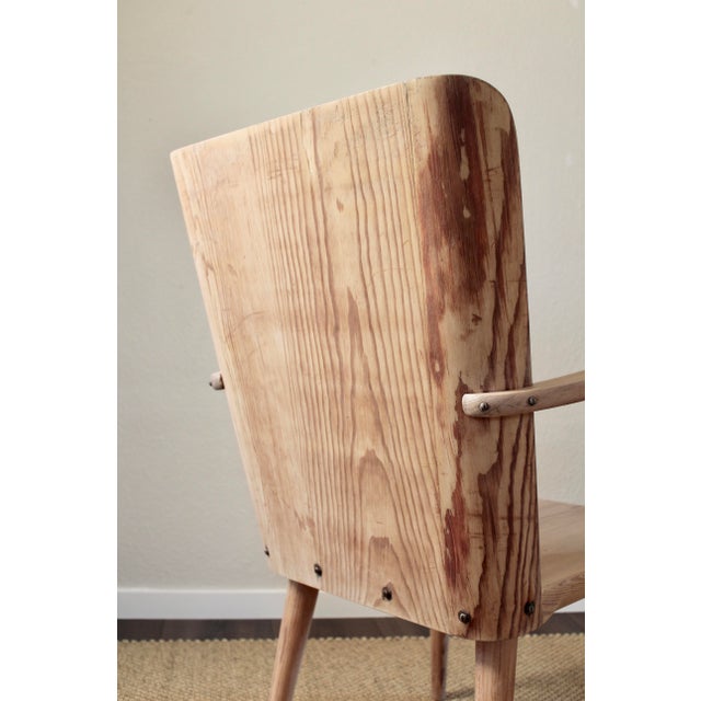 wedish Pine Armchair by Göran Malmvall, 1940s For Sale - Image 13 of 16