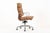 Eames for Herman Miller Aluminum Group Soft Pad Brown Office Chair For Sale - Image 4 of 12
