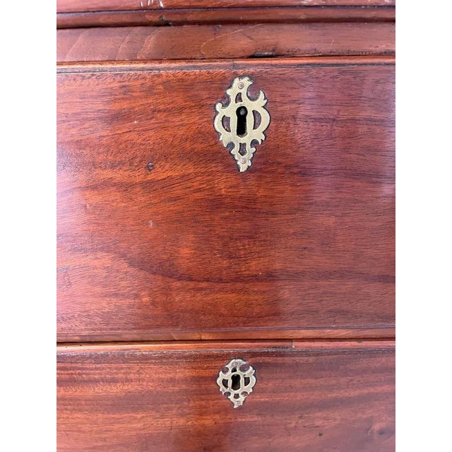 Antique George III Mahogany Highboy Chest of Drawers For Sale - Image 6 of 12