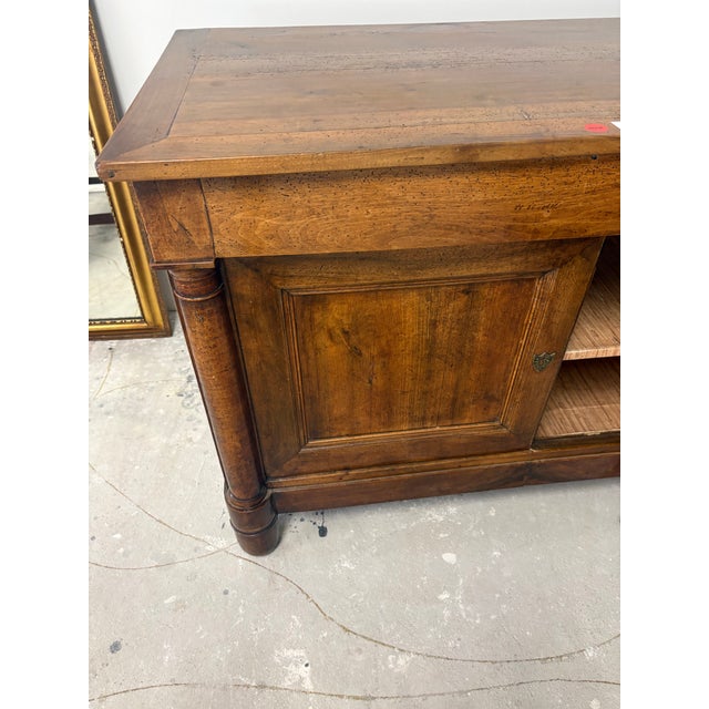French Walnut Sideboard, Early 19th Century For Sale In Houston - Image 6 of 6