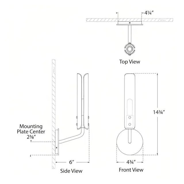 Modern AERIN for Visual Comfort Signature Casoria 14" Single Sconce in Polished Nickel with Clear Glass For Sale - Image 3 of 3