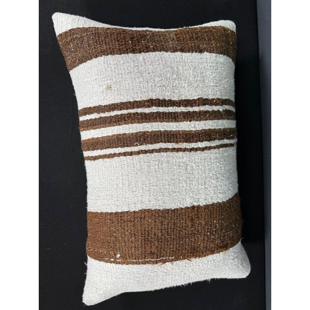 Turkish Hemp Pillow Cushion Natural Beige Brown Pillow Cushion Cover 16" x 24" #30035 Enhance your home decor with our...