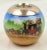 Metal Vintage English Porcelain and Sterling Silver Rim Matchstrike Match Holder For Sale - Image 7 of 8