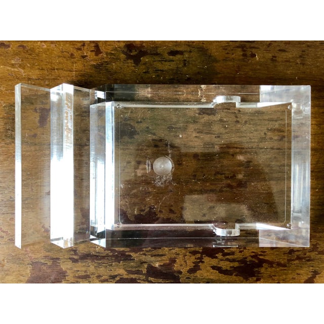 Mid 20th Century Vintage Lucite Desk Tray For Sale - Image 5 of 6