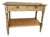 19th Century English Pine Two Drawer Table For Sale