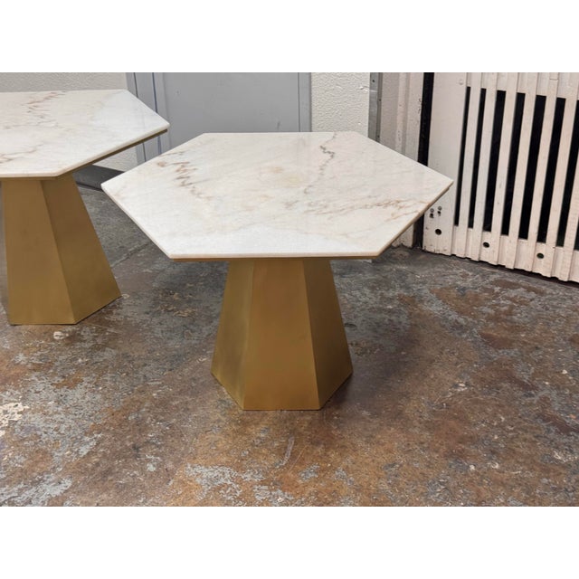 Noir Furniture Demetria Dining Tables, Pair For Sale In San Francisco - Image 6 of 12