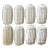 1960s Set of 8 Ceramic Asparagus Dishes by Taste Setter For Sale