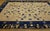 1900s Beige Background Color With Floral Design Antique Chinese Peking Rug For Sale - Image 4 of 9