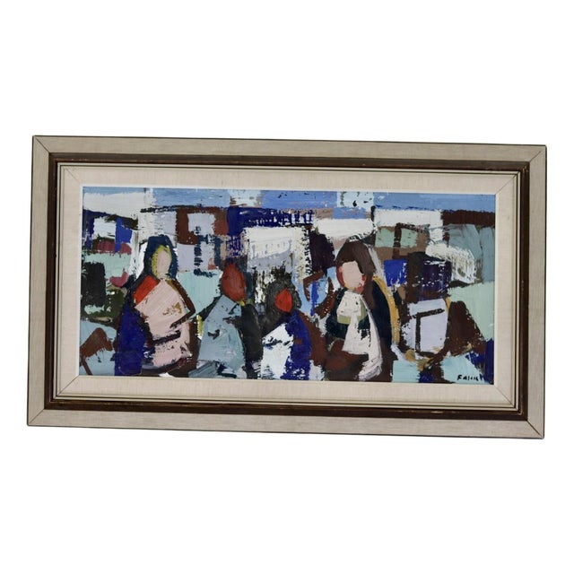 Gösta Falck, People, 1960s-1970s, Oil on Canvas, Framed For Sale - Image 11 of 11