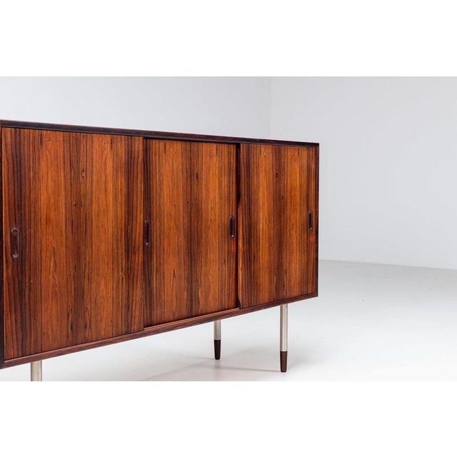 Rosewood Sideboard with Metal Legs, Denmark, 1960 For Sale - Image 12 of 18