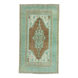 Turkish Vintage Rug 4'7" x 8' #20784 For Sale