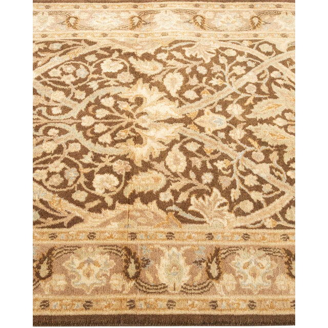 Solo Rugs Mogul Hand-Knotted Runner Rug - Brown, 2' 6" x 7' 10" For Sale - Image 4 of 8