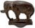 Early 20th Century Hard to Find Large Antique American Cast Iron Standing Elephant Doorstop by Bradley & Hubbard - Circa 1920s For Sale - Image 5 of 12